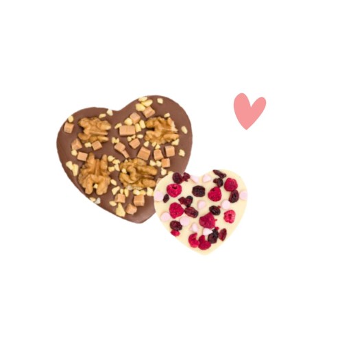 Diverse chocoladeharten Love in a box